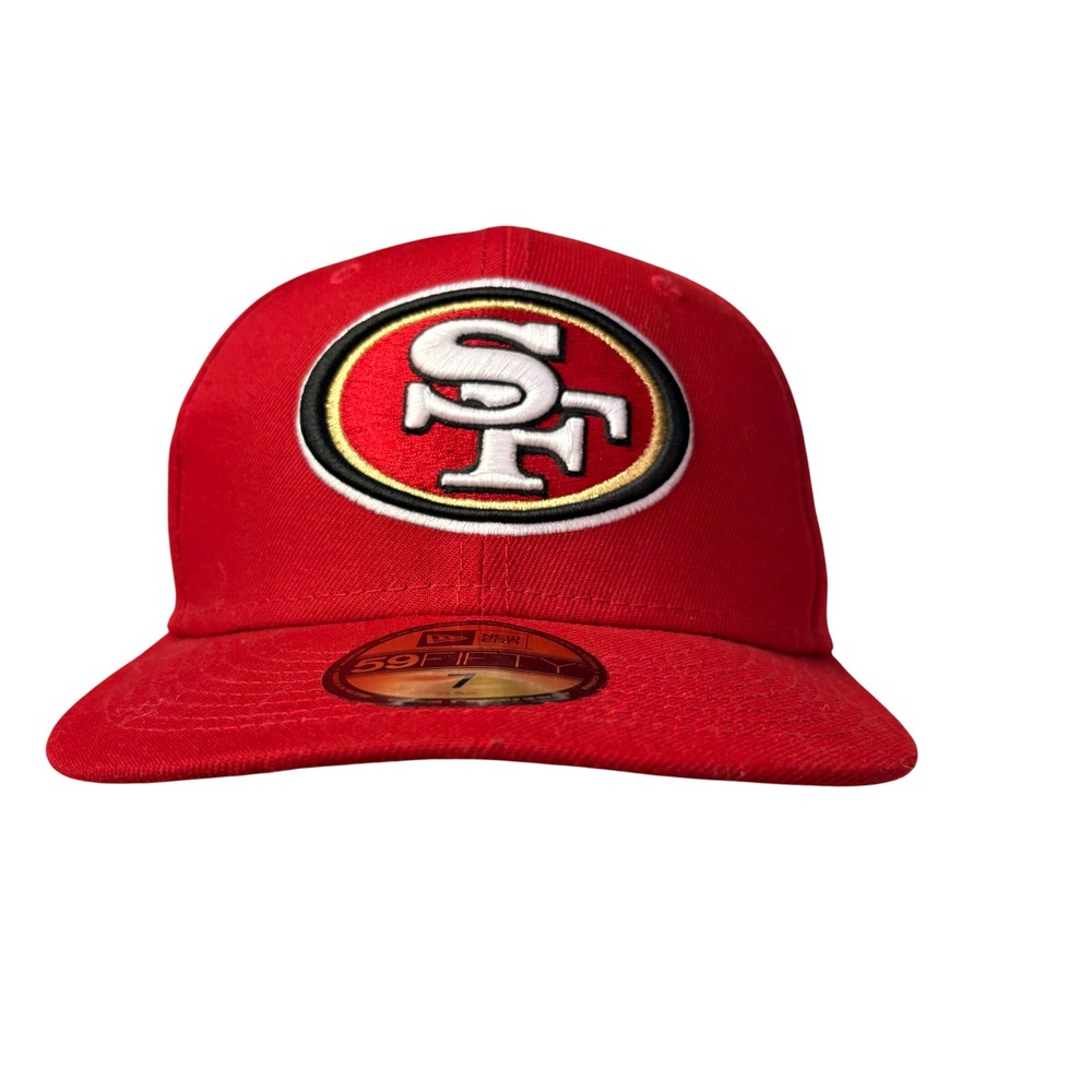 New Era San Francisco 49ers NFL 59FIFTY Fitted Baseball Cap‎ Red Size 7